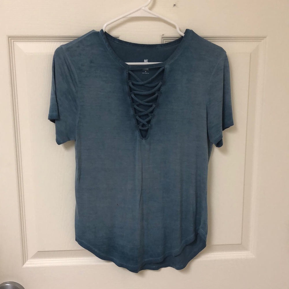 Blue cross tshirt